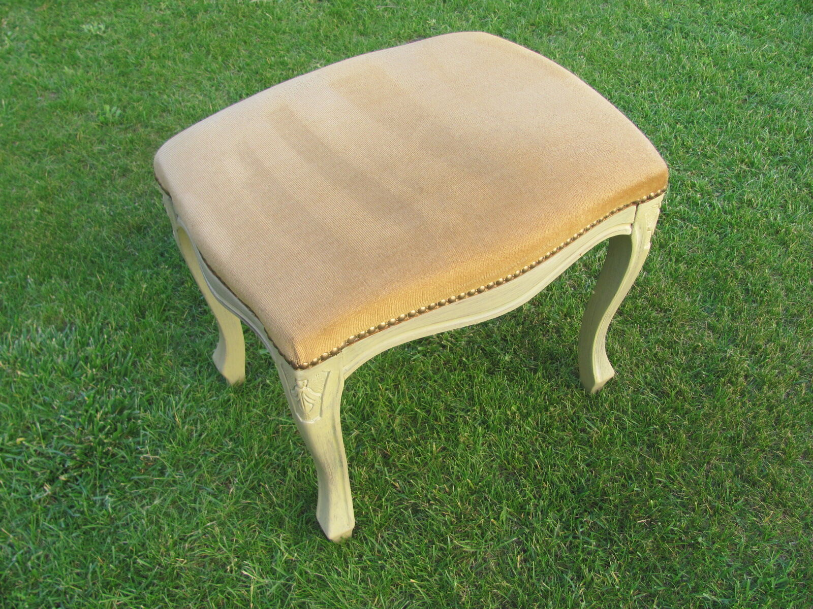 Footrest-Shabby Chic-Louis XV style