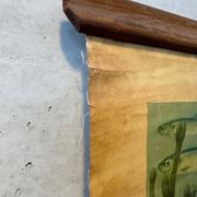 Vintage linen school chart – In the North Sea