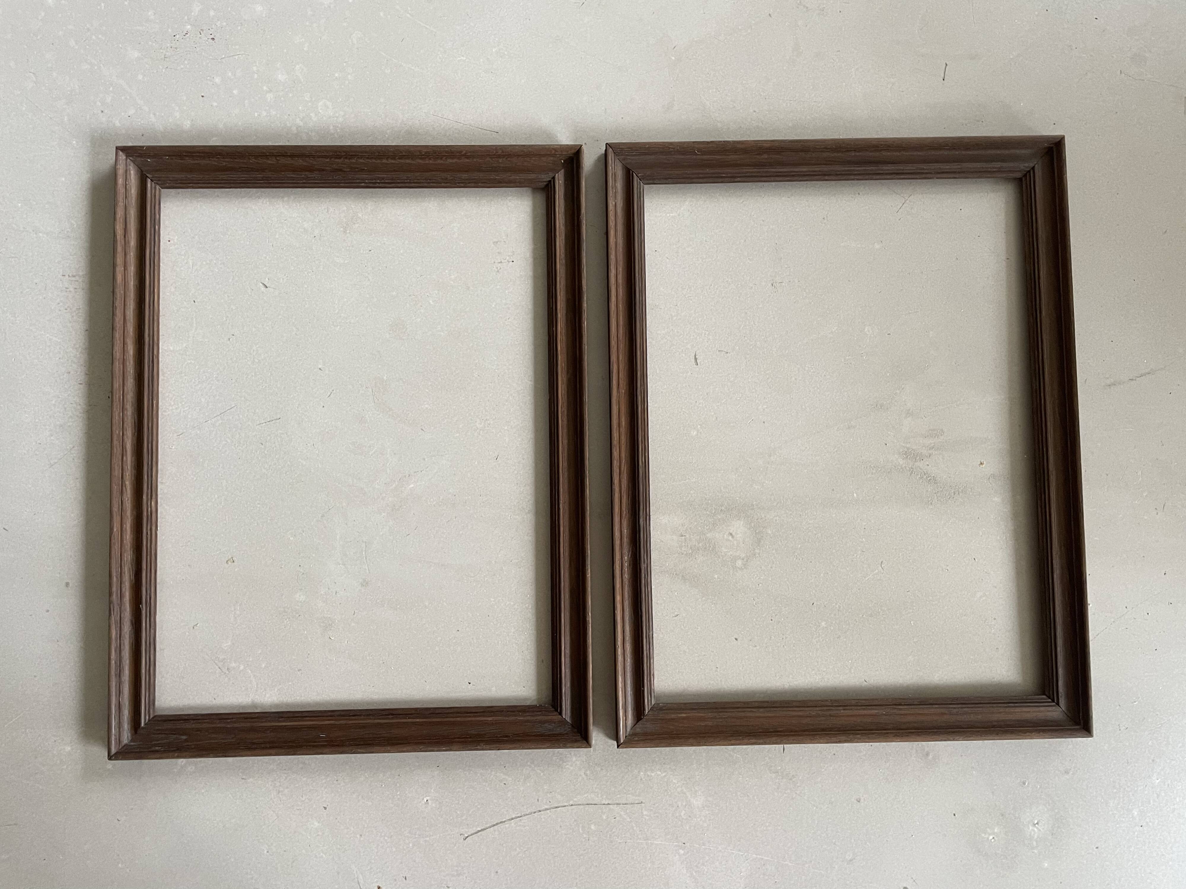 Set of 2 wooden frames 45x35cm