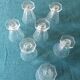 Series of 7 art deco aperitif or digestive glasses engraved
