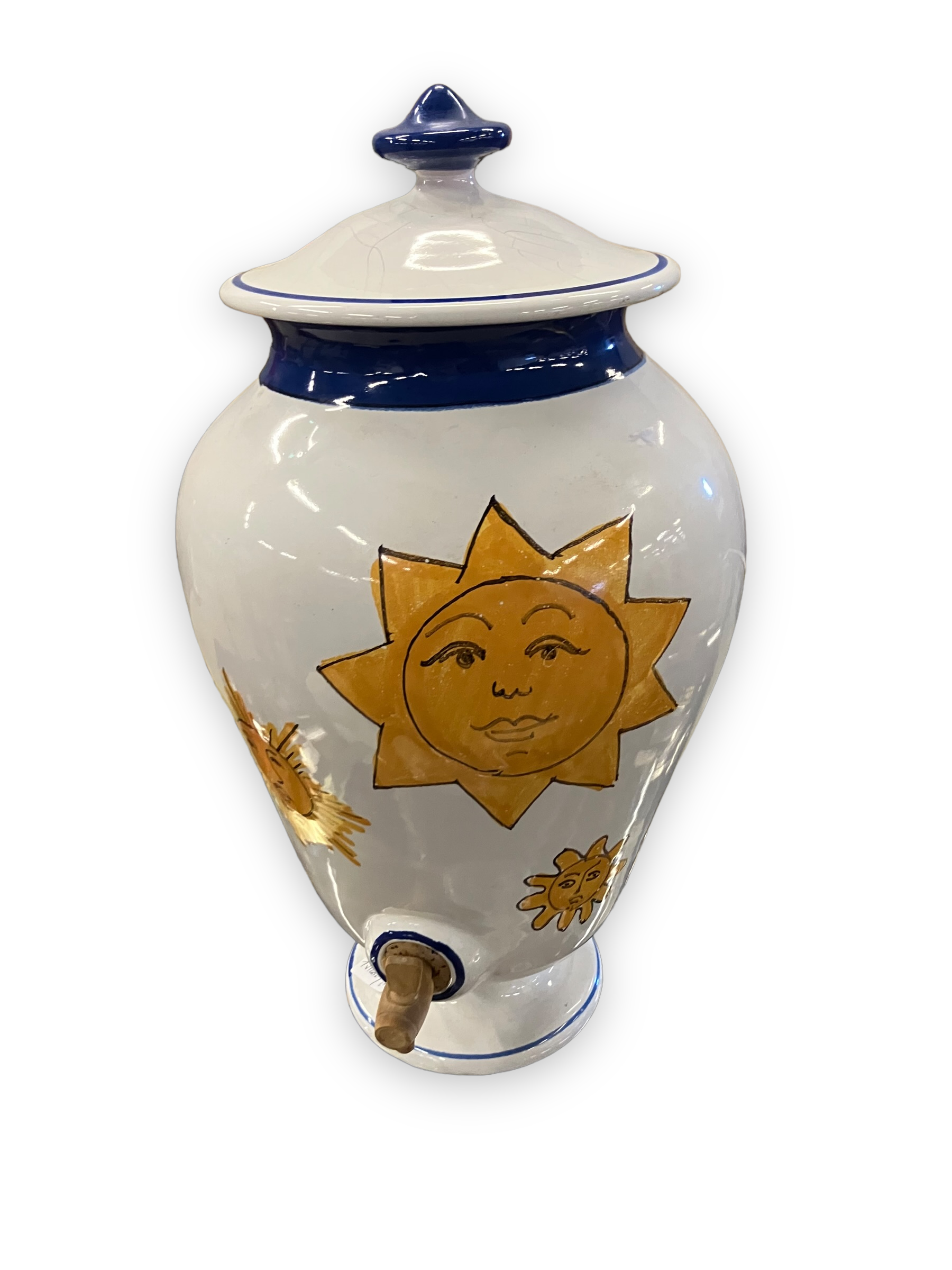 Water fountain in earthenware pattern sun christian dior