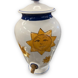 Water fountain in earthenware pattern sun christian dior