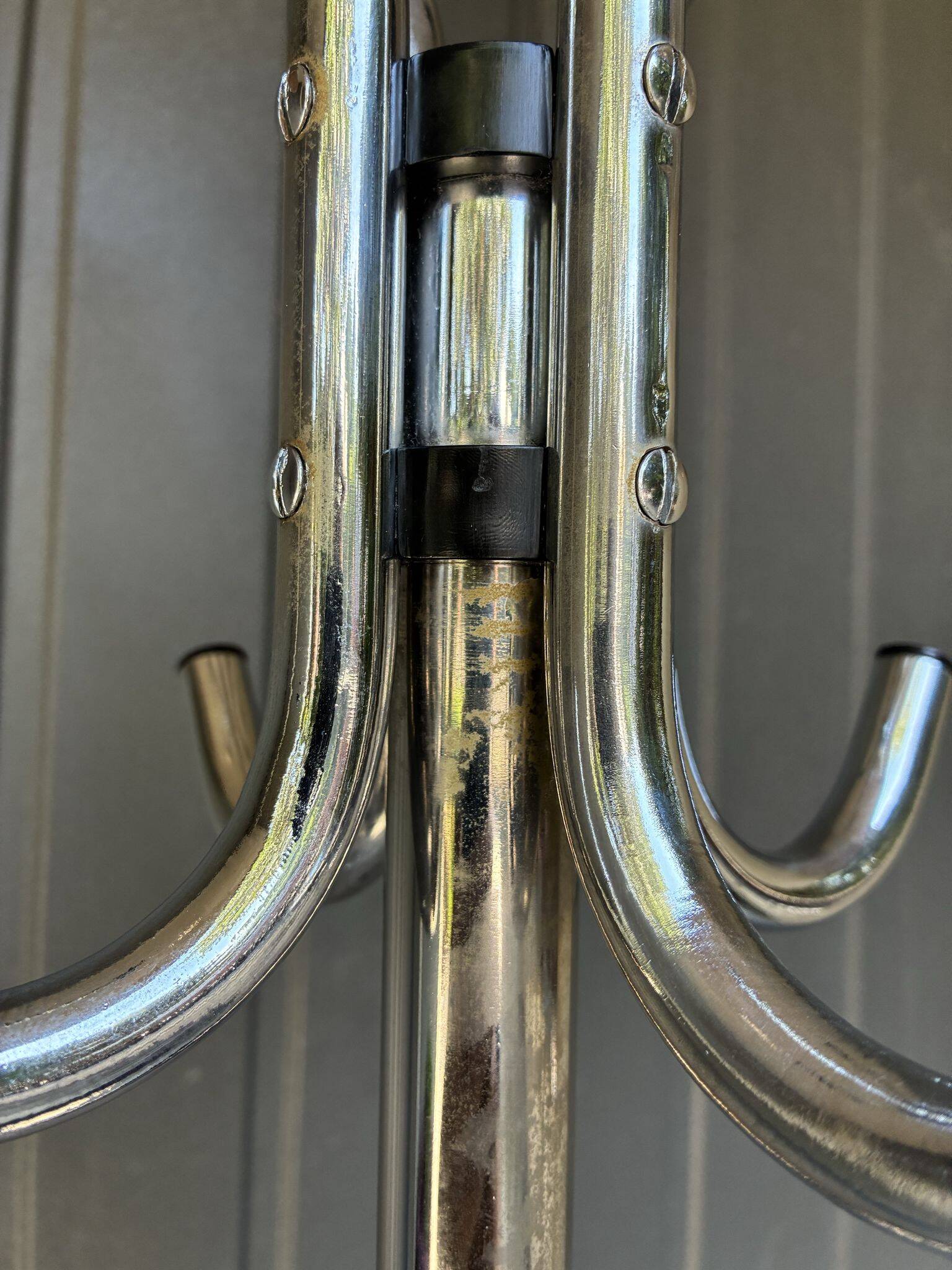 Kovona chromed coat stand, Czechoslovakia, 1950s