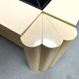 Vintage lacquer coffee table by Alain Delon for Maison Jansen, 1970s