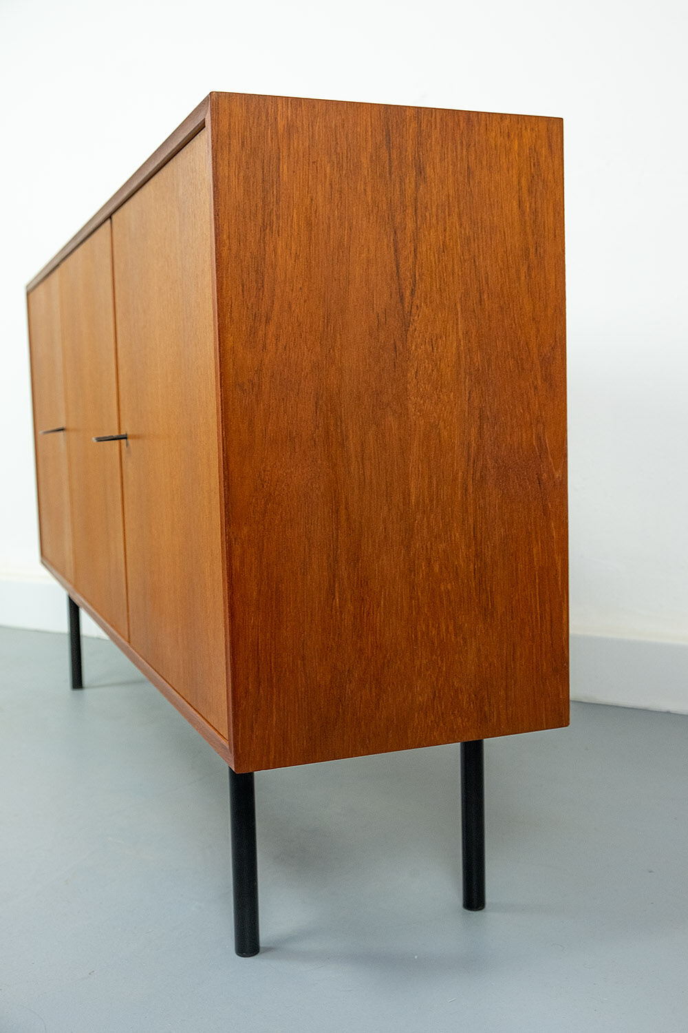 Vintage Sideboard in Teak by Heinrich Riestenpatt, 1960s