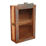 Original polychrome patina Burmese teak wall display