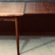 Mid-century danish rosewood extending table.