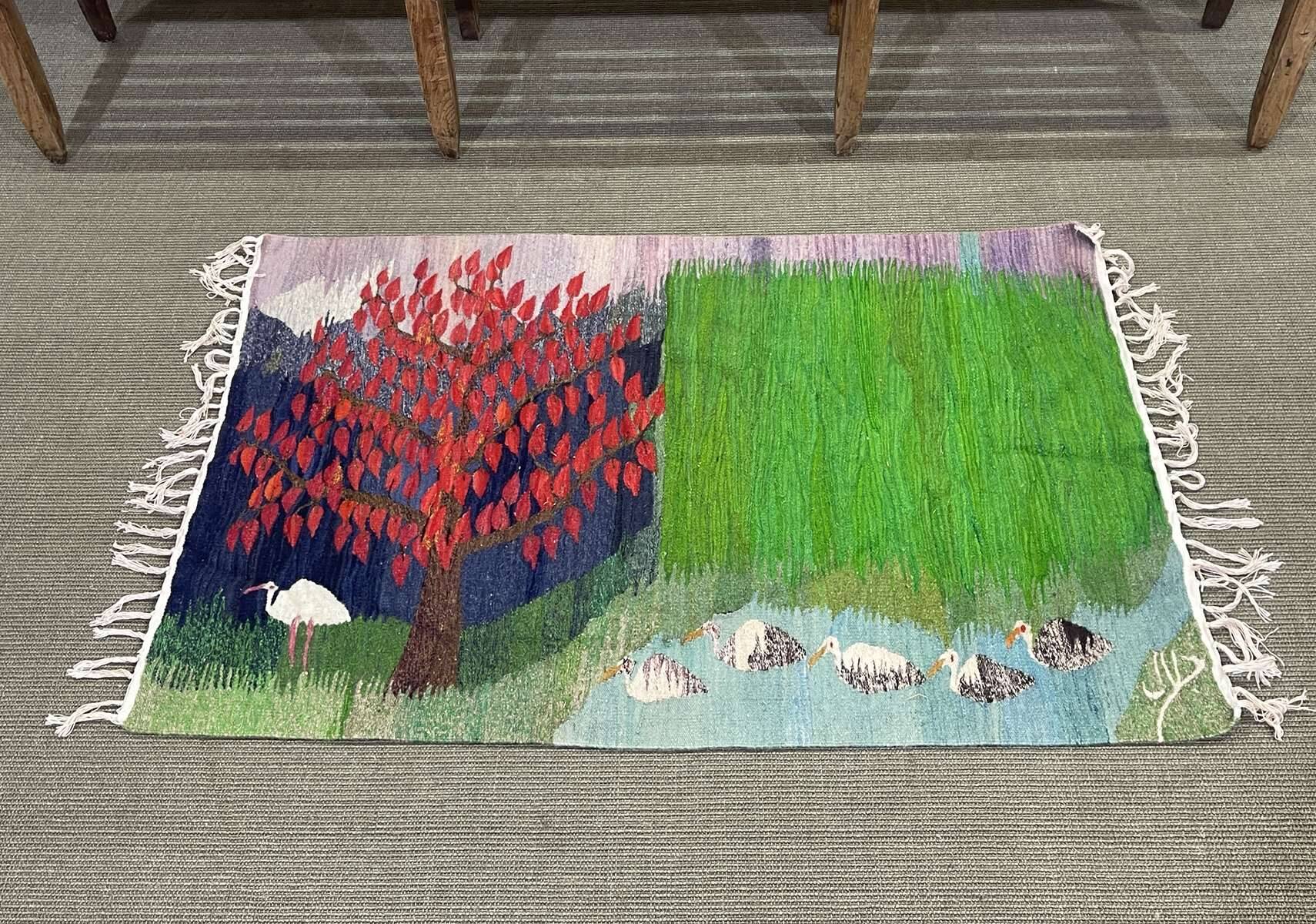 Handmade wool Egyptian rug