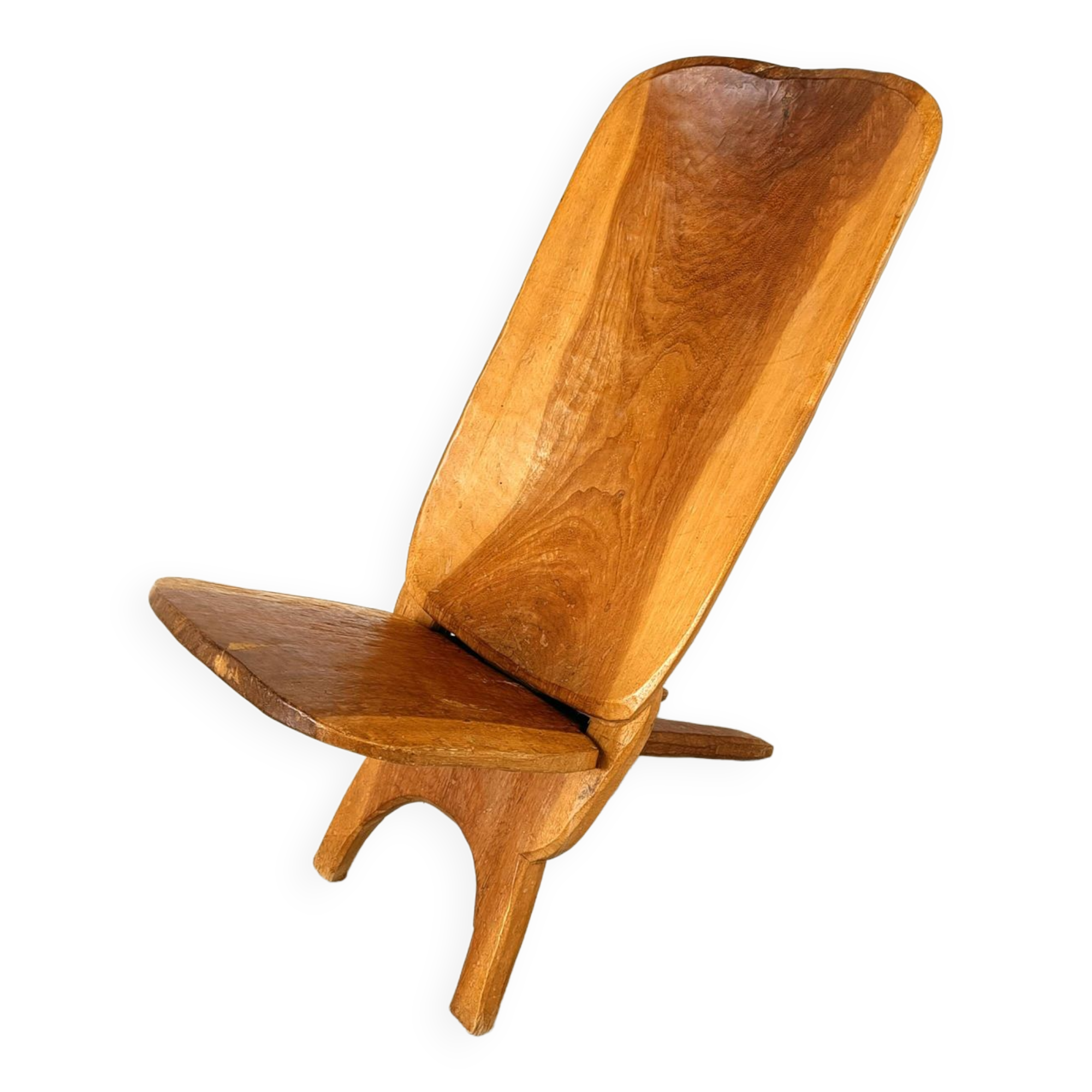 Vintage african birthing chair, 1960s