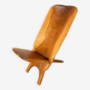 Vintage african birthing chair, 1960s