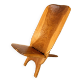 Vintage african birthing chair, 1960s