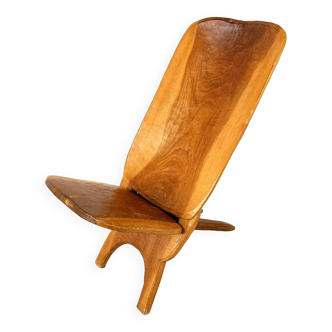 Chaise à palabre africaine vintage, 1960