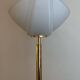 Lampadaire en laiton et opaline, Milan, Espagne, années 1980