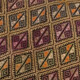 Yellow & Green Tribal Turkish Kilim Rug, 158x236Cm