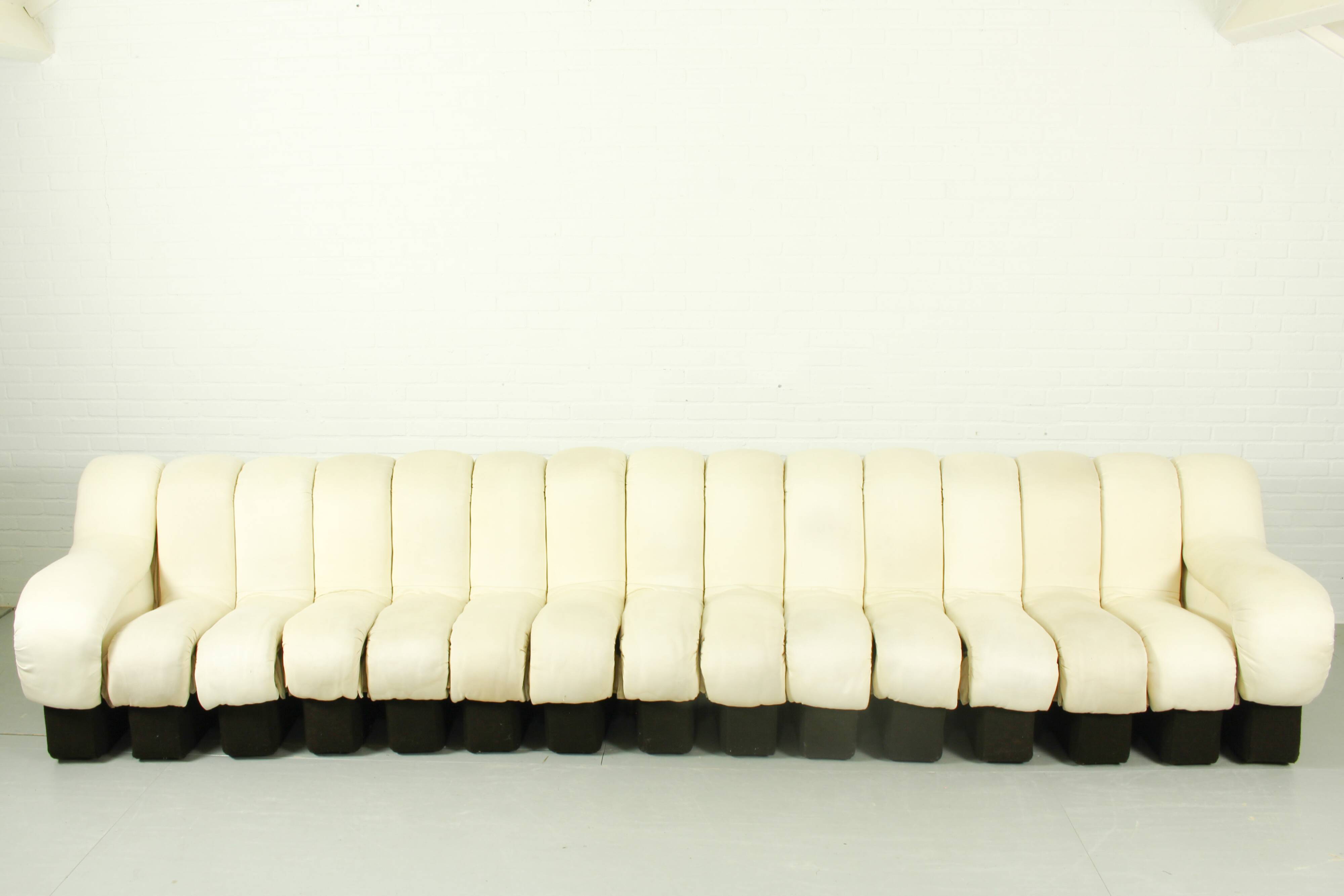 De Sede DS-600 'Non Stop' Sofa DS-600 by Eleonore Peduzzi Riva for de Sede with 15 elements, Switzer