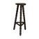 High tripod stool in turned wood