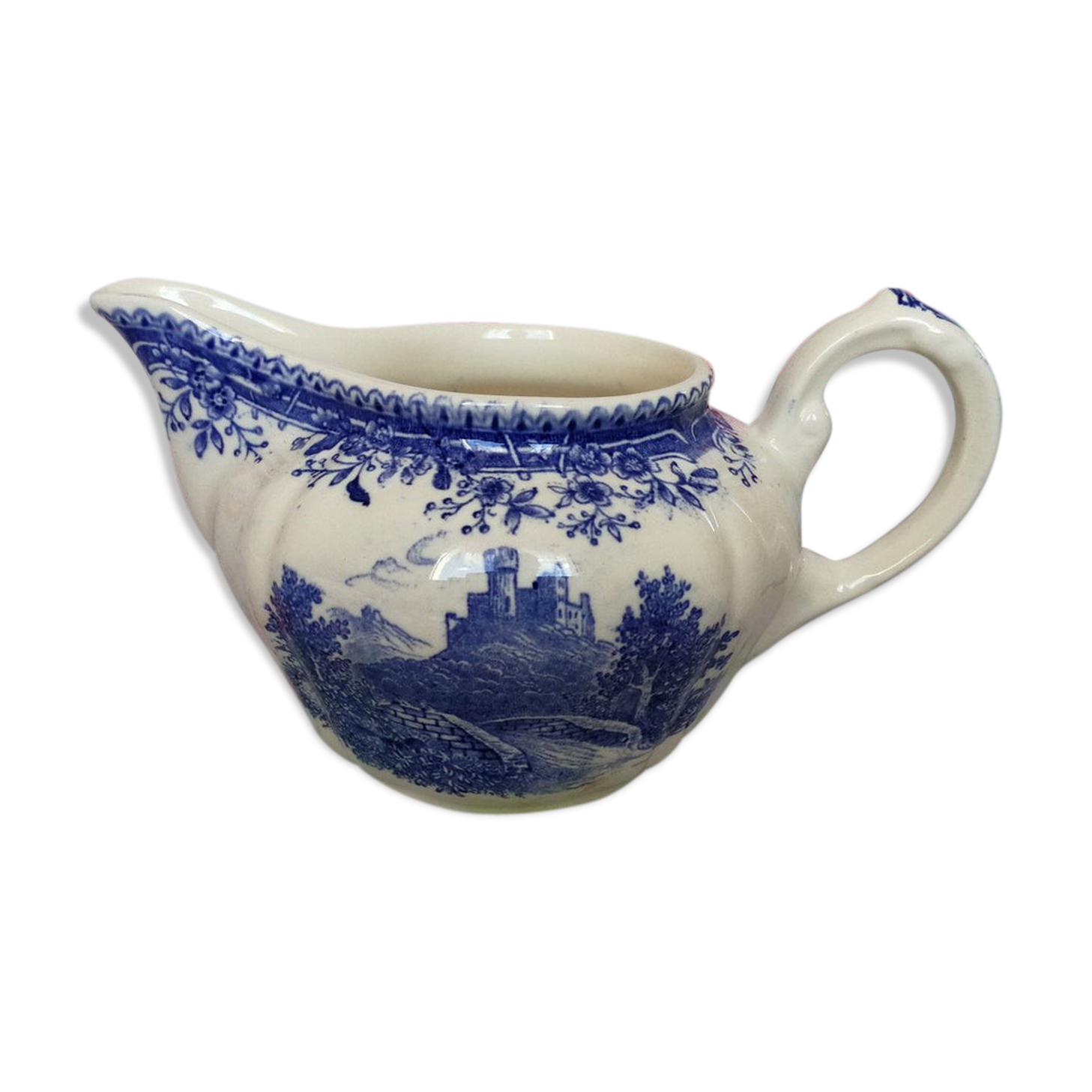 Small Villeroy Milk Pitcher - Boch Burgenland Old Blue