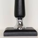 Leather and chrome lamp base