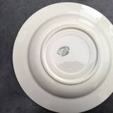 Assiette ancienne terre de fer luneville