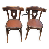 Pair of fischel bistro chairs