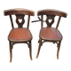 Pair of fischel bistro chairs