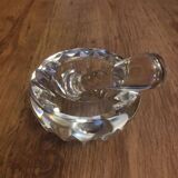 Baccarat Crystal Ashtray, Mortar and Pestle design, Stamped, France