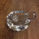 Baccarat Crystal Ashtray, Mortar and Pestle design, Stamped, France