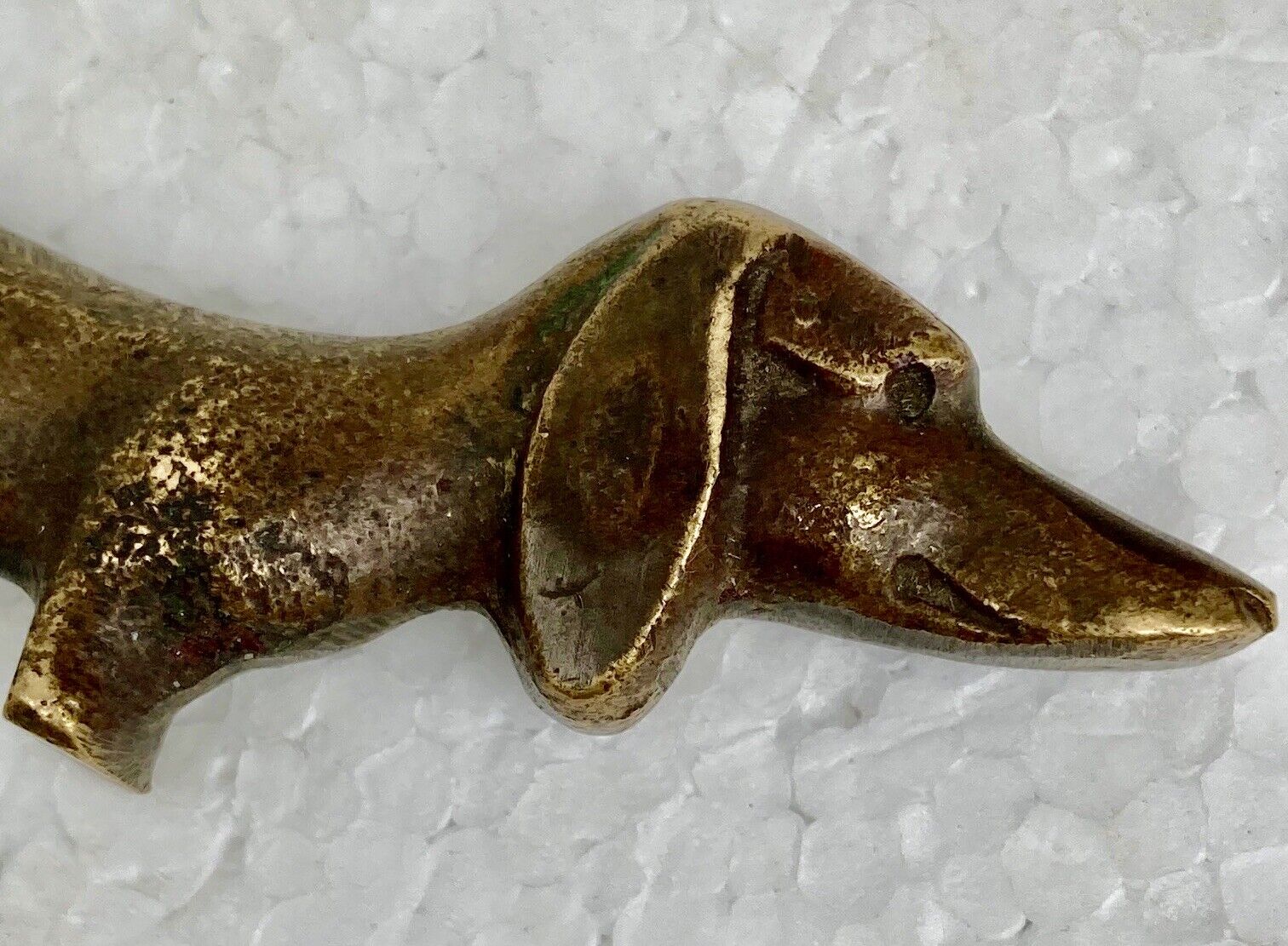 corkscrew old dog Dachshund or Basset bronze - Corkscrew - Korkenzieher