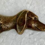 corkscrew old dog Dachshund or Basset bronze - Corkscrew - Korkenzieher
