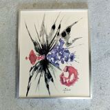 Print, watercolor on Gibor paper