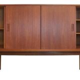 Deens en teck du milieu du siècle design Westergaard midboard 'Snertinge' | 200,5 cm