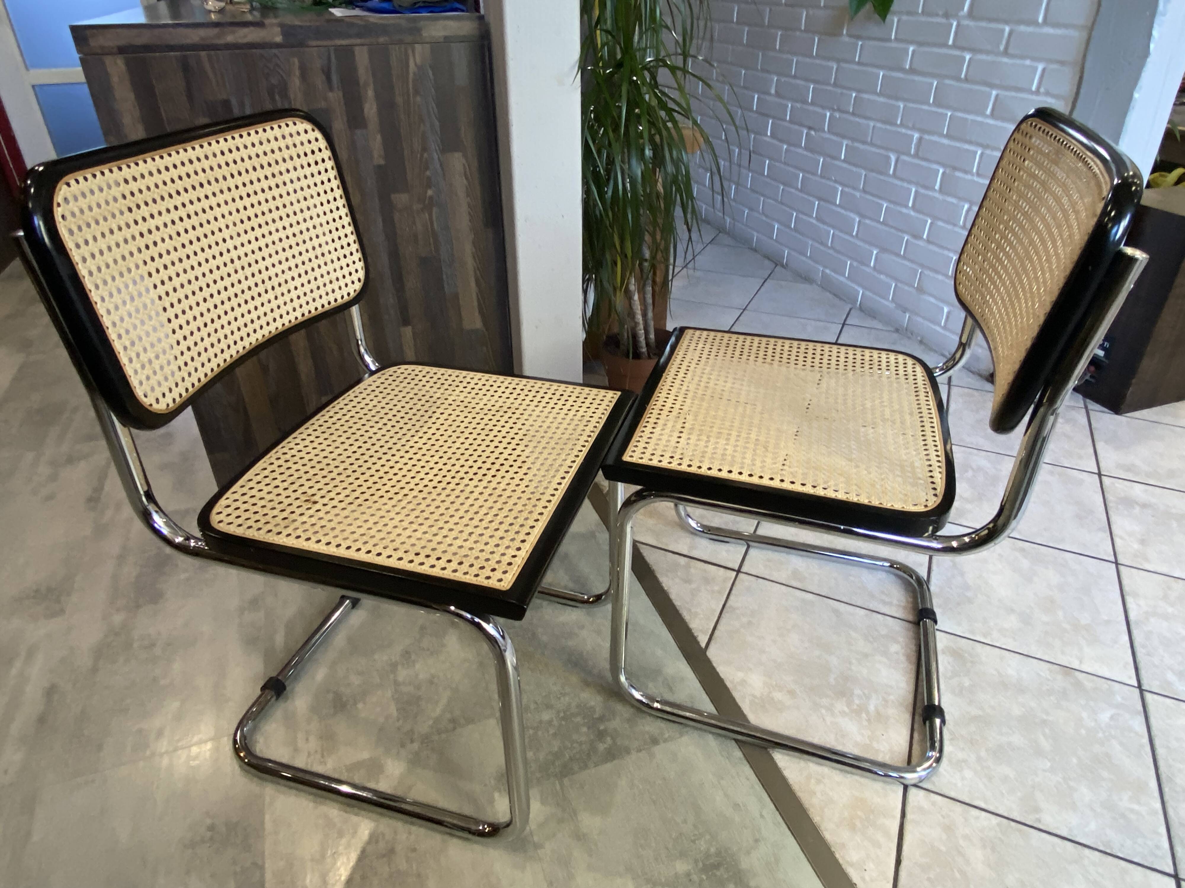 Cesca B32 chair vintage Marcel Breuer Italy