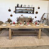 Large farmhouse table with extensions