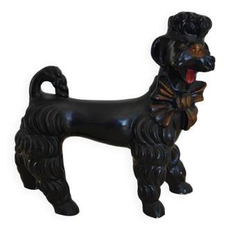 Caniche en céramique vintage