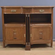 Buffet desserte en chêne dans le style Gustave Serrurier-Bovy, art déco – 1930