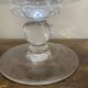 Footed coupe Daum France in signed crystal – Vintage centrepiece