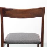 Suite of 6 Scandinavian rosewood chairs from Rio