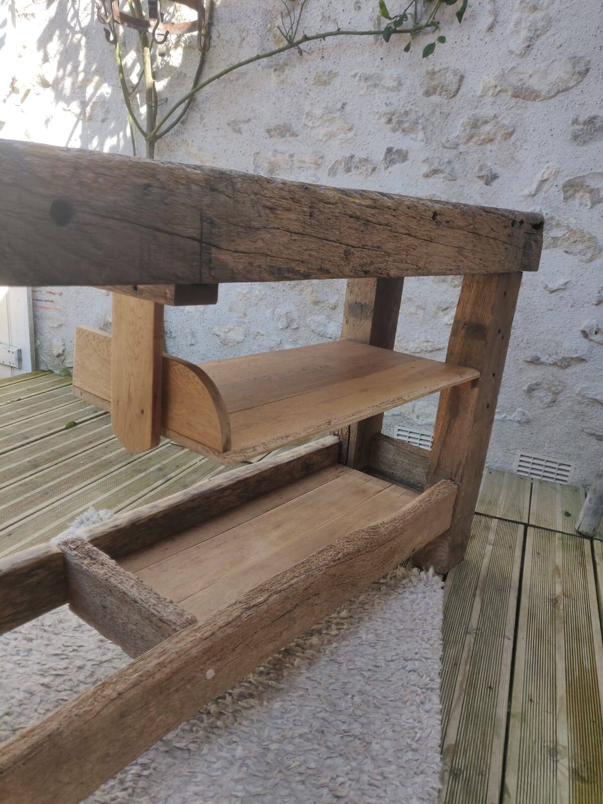 Oak workbench
