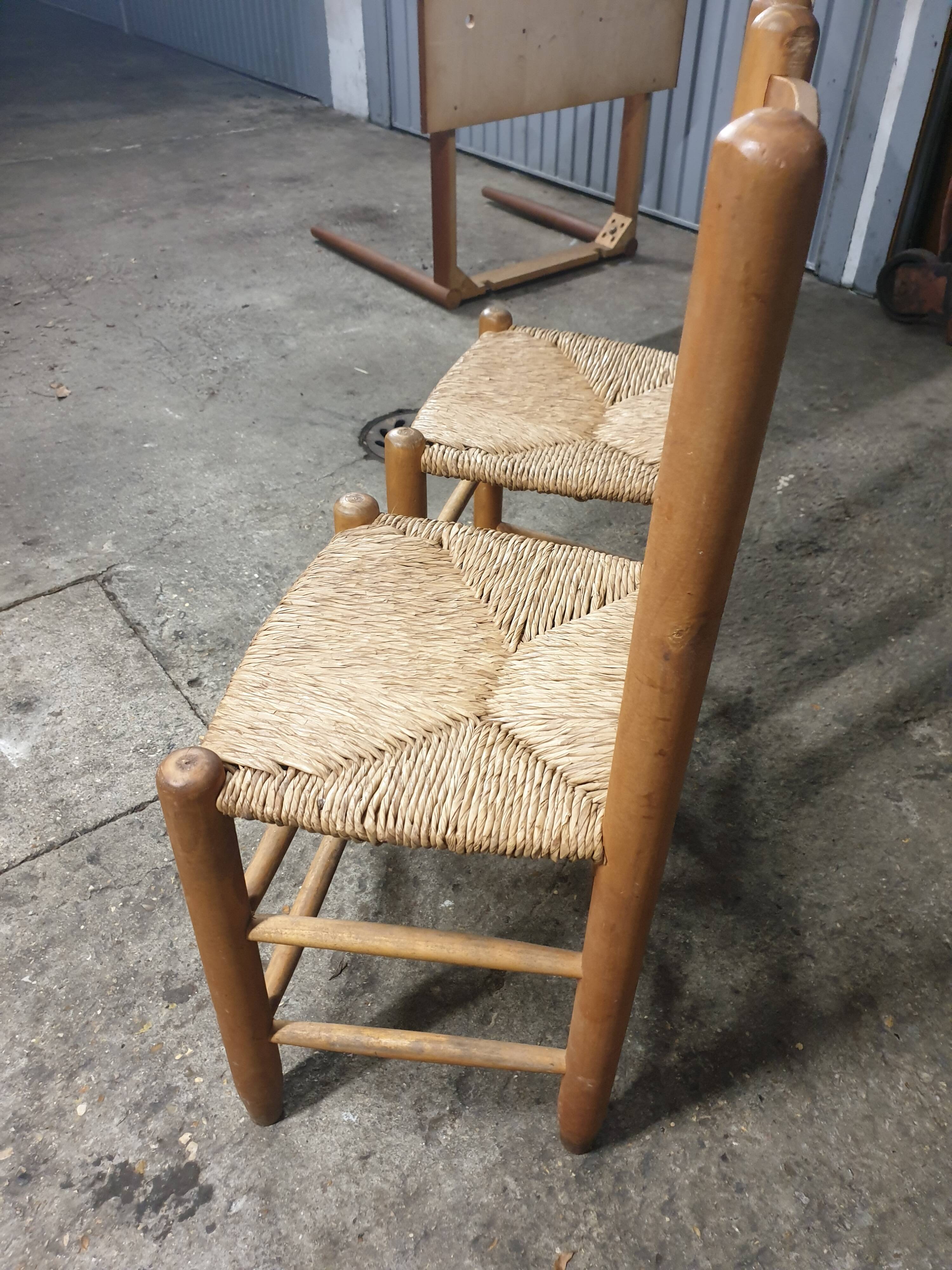 Pair of brutalist chairs