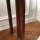 Pair of Art Deco bedside tables made of cedar magnifying glass