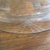 Old metal and glass compotier