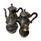 Set of tin pots