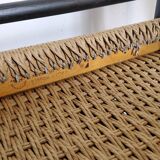 Niels Møller model 75 chair, black, Scandinavian, vintage 1960s.