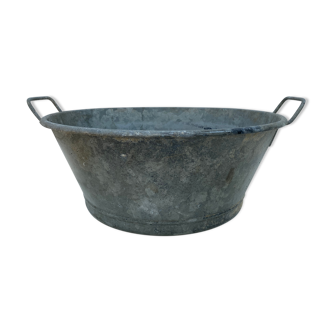 Old zinc basin diameter 43cm
