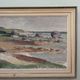 1962 Mid-Century Modern "Rockpools" Swedish Landscape Oil Painting, Framed