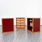 Meuble bureau années 70, modulable, Flötotto