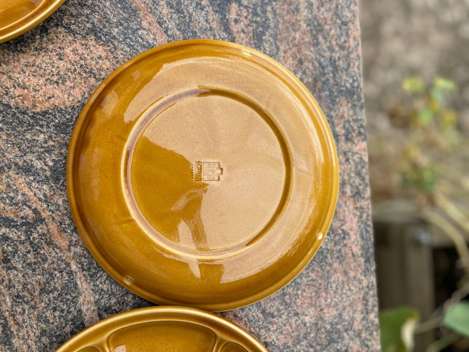 5 Gien fondue plates