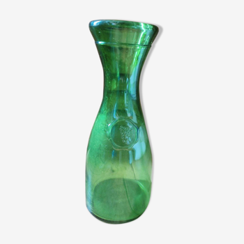 Carafe bouteille flacon en verre vert grappe raisin dp 1022702