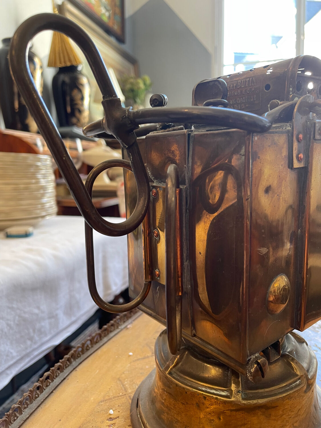 Lamp lantern vintage SNCF railwayman