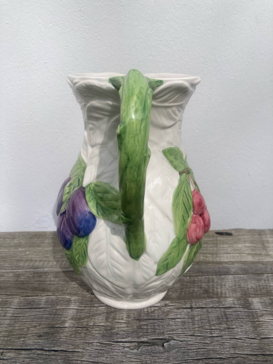 Ceramic fruit slush pitcher